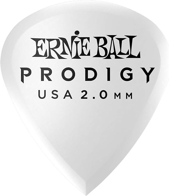 Ernie Ball Prodigy Púas para Guitarra Mini Blancas - Paquete de 6