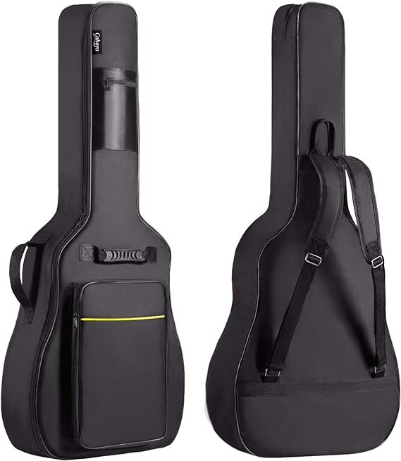 Funda  para Guitarra Acolchada Impermeable Cahaya con Doble Correa Ajustable y Gancho para la Espalda