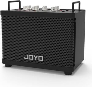 JOYO Amplificador de guitarra eléctrica recargable de 15 W con modelos de amplificación y efectos integrados