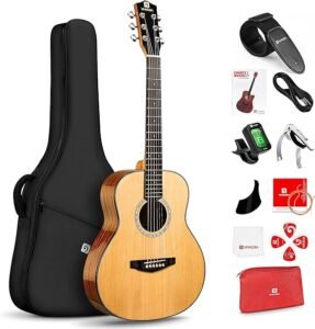 Vangoa Guitarra Acústica de 36 Pulgadas para Principiantes: Kit Completo para un Comienzo Perfecto en la Guitarra